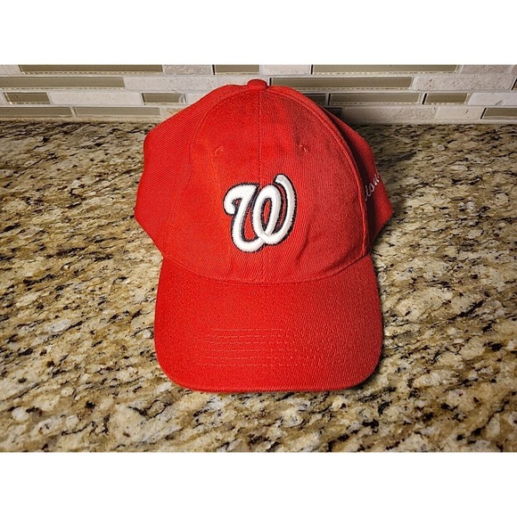 Washington Nationals Hat Cap Adjustable Strapback MLB Baseball Red - Picture 9 of 10